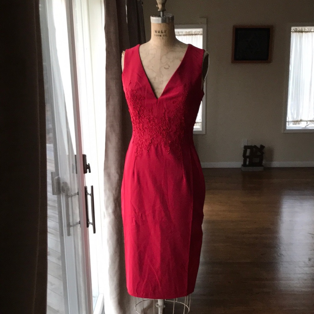 NWT LITTLE MISTRESS Tall Red Dress